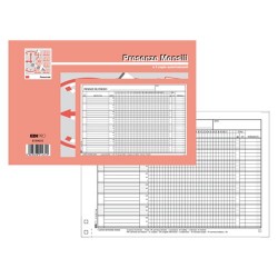 E5143C Blocco presenze 50x2 autoricalcante