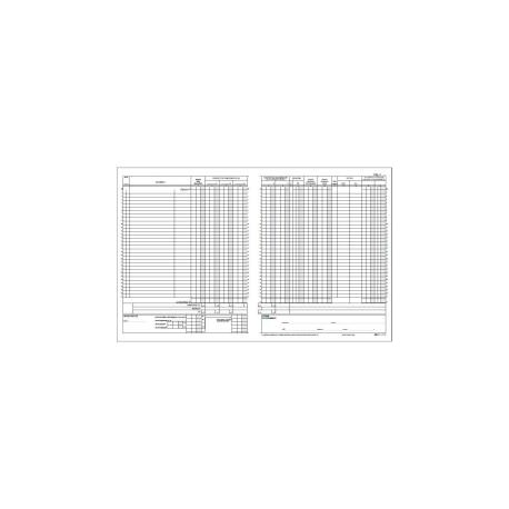 E2103 Registro IVA corrispettivi 15 pagine numerate