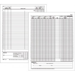 E2133 Registro IVA fatture 22 pagine numerate